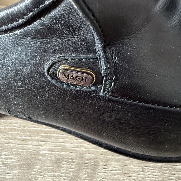 Bruno Magli Shoes Mens Size 8.5 Black Basil Loafers Leather Made in Italy 66910 main image 12